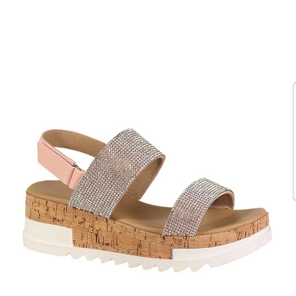 Pink Rhinestone Sandal - Picture 2 of 2